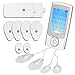 Tens Unit LEADSTAR Rechargeable Electronic Muscle Stimulator EMS Pulse Massager 16 Modes Digital Pulse Therapy Acupuncture Back Pain Relief Machine (16 Mode)