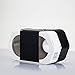 DSCVR Headset inspired by Google Cardboard v2 IO 2015 VR Gear for Apple iPhone and Android Smartphones - Google WWGC Certified Virtual Reality Viewer (Black)