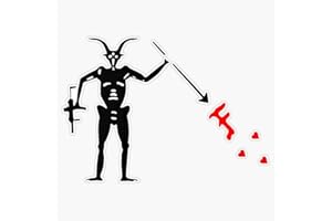 LAD STUDIO Forward observations Window Bumper Sticker Decal 5"