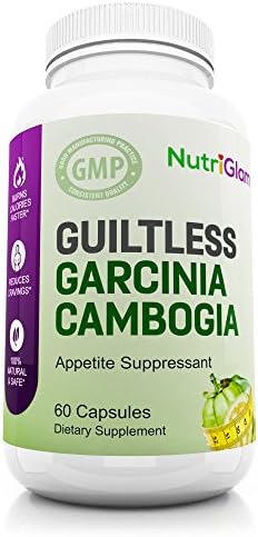 Want Rapid Weight Loss Pills? Pure Garcinia Max Slim - Guiltless Garcinia Cambogia Premium Appetite Suppressor - Extreme Fat Burner 60 Capsules