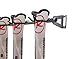 Monkey Bars Storage Wall Mounted Ski Racks (4-Pair)