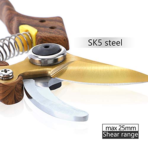 Pruning Shears 8.5" Pruners Heavy Duty Gardening Shears