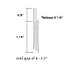 Under Door Sweep Weather Stripping Soundproof Door Draft Stopper Direct Energy Saver for Door Bottom Seal, 2’’ Width×39’’ Length