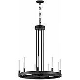 Maxim Ovation - 18W 9 LED Chandelier-26.5 Inches Tall and 23.5 Inches Wide-Black Finish