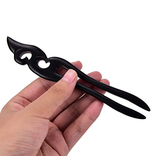 1 Pcs Wooden U-fat Plug Hair Fork Hair Clips Stick Pin Handmade Hair Accessories for Girls Womens by Team-Management