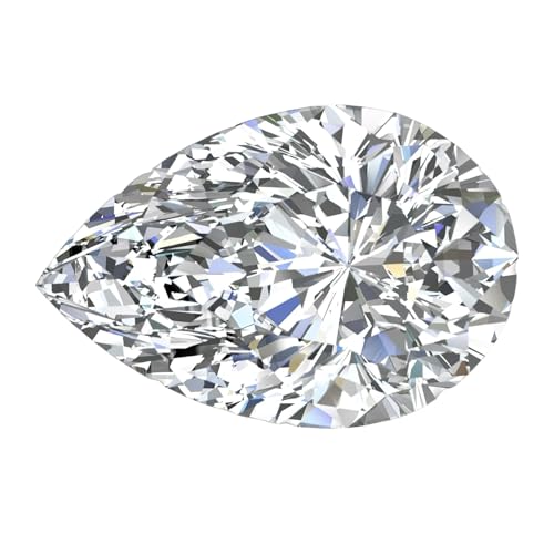 5X7 MM Lab Grown CVD Diamond Pear Cut, D Color, IF Clarity – GIE Certified Loose Gemstone for Exquisite Jewelry Creations and Timeless Elegance