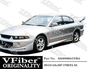 Amazon Com 1999 2003 Mitsubishi Galant 4dr Body Kit Cyber1 Side Skirt Automotive