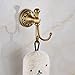 Rozin Antique Brass Bathroom Robe Towel Hook Wall Mounted Clothes Hanger