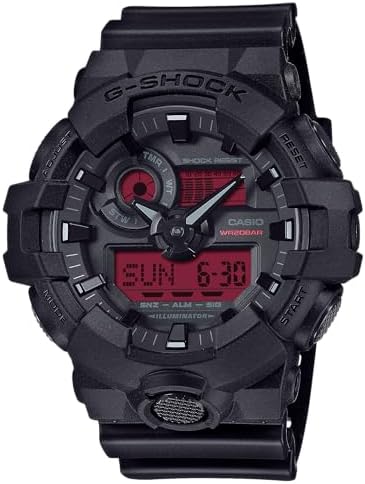 Amazon.com: Casio G-shock Ana Digi All Black Men's Watch, 200