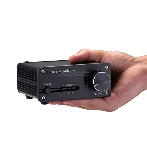 Nobsound HiFi Selector; Mini Passive PreAmplifier; 3IN 2OUT Audio