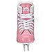 Lake Placid Starglide Girl's Double Runner Figure Ice Skate, Pink/White, Y10