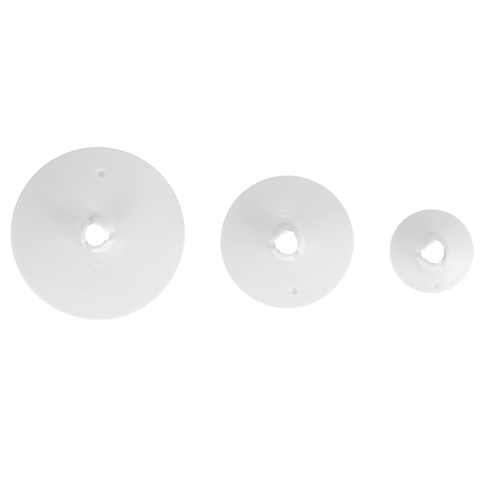 Pssopp 3Pcs Sewing Machine Spool Cap Replacement, Universal Spool Pin Holder for Household Embroidery Machines, White Plastic Sewing Accessories