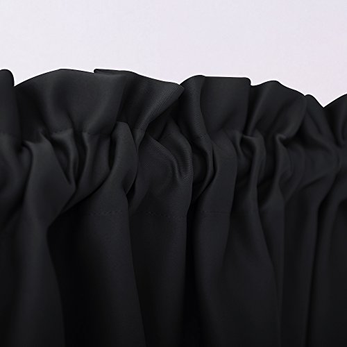 image for NICETOWN Blackout Living Room Valances - Home Decoration W52 x L18 inc
