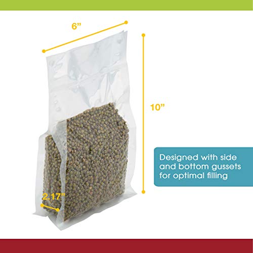 Vesta Precision 8sided Chamber Vacuum Sealer Bags Side and Bottom
