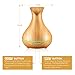 VicTsing 400ml Aromatherapy Essential Oil Diffuser, Ultrasonic Cool Mist Humidifier with Wood Grain Design, 4 Timer Settings for Office, Room, Spa