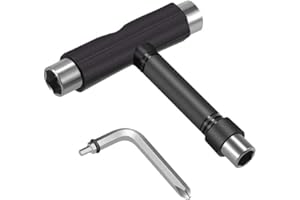 TLHB Skate Tool All-in-One, Muti-Function Portable Skateboard Tools Accessory with T/Y-Type Allen Key and L-Type Phillips Head Wrench Screwdriver