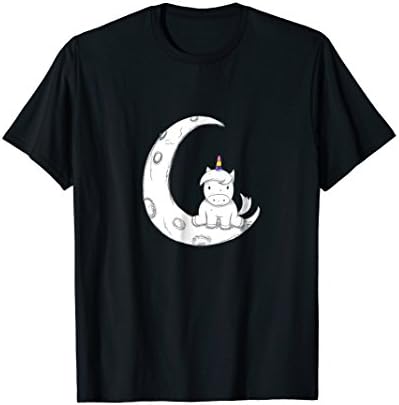 Cute Unicorn On The Moon T-Shirt