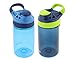Contigo Kids Autoseal Gizmo Water Bottles, 14oz (Nautical Blue/Navy Blue) - 2 pk