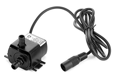 [Upgraded Version] 12 Volt Small Water Pump, 63 GPH Mini Submersible Pump for Small Water Fountain, Water fall, Aquarium, Pet drinking System, irrigation system and other Water circulation application - Thumbnail 4