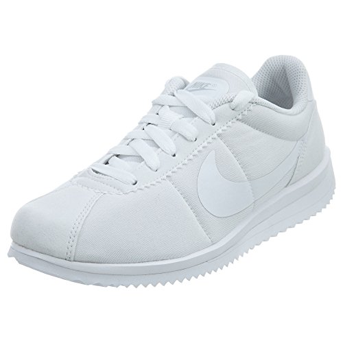 Nike Kid's Cortez Ultra GS, WHITE/WHITE-WHITE, Youth Size