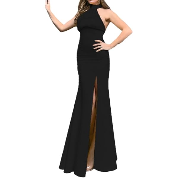 Amazon.com: VERWIN Floor-Length Half Sleeve Print Off Shoulder Color Block  Women's Maxi Dress Bodycon Dress (Medium, Black Sleeveless) : Clothing,  Shoes & Jewelry