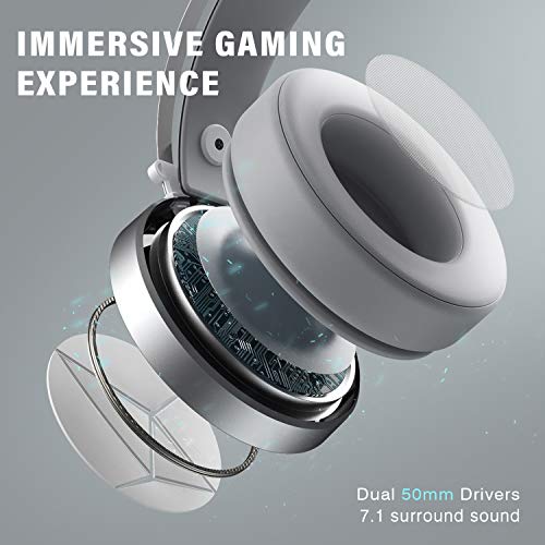 PeohZarr Gaming Headset with Microphone, PS4 Headset with Crystal Clear