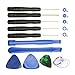 UNKE 11 Pieces Mobile Repair Professional Opening Pry Tool Repair Kit Anti-Static Tweezers and Additional Screwdrivers