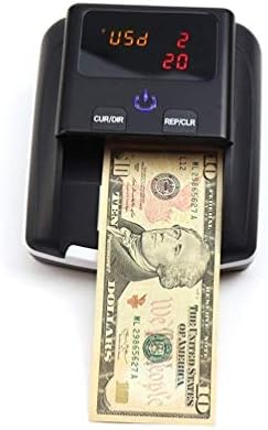 Xhmcdz 多国籍通貨小型通貨ディテクタポータブルビジネスグレード通貨現金カウンター マネーカウンター紙幣