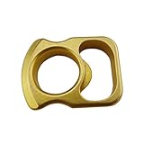Plum Garden Multi Function Tool EDC Solid Brass Bottle Opener, Pocket Keychain