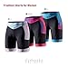 MY KILOMETRE Womens Triathlon Shorts 8” Inseam Tri Shorts with Side Pockets Adjustable Drawstring