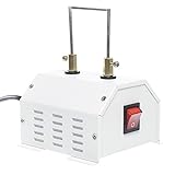 Golberg Electric Rope Cutter - Hot Knife Thermal Blade for Paracord Cord Flat Braid Fabric Webbing Belting Ribbon - Electronic Bench Mount - 30W (White)