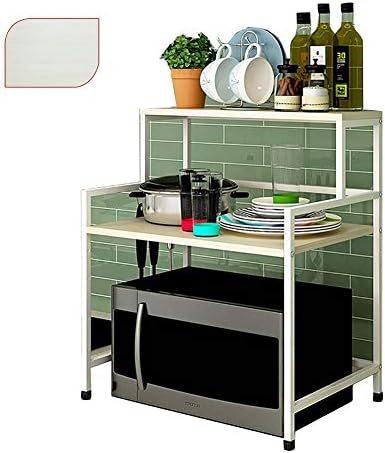 Microwave Oven Rack for Kitchen Storage, Stainless Steel,Make The Kitchen Save Space (Color : Style 1)