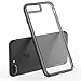 iPhone 7 Plus Case, Mercase Crystal Clear Hard PC Back Cover TPU Bumper [Drop Protection/Shock Absorption] Raised Bezels Protective Case For Apple iPhone 7 Plus - Black