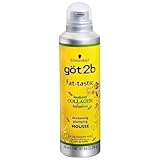 Schwarzkopf Got2b Fat-tastic Instant Collagen Infusion Thickening Plumping Mousse - Net Wt. 250ml (240 g) - by Schwarzkopf by GOT 2B
