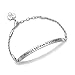 Annamate Inspirational Graduation Gifts Bracelet Bangle Motivational Mantra Quote Engraved Message for Women Teen Girls Birthday Jewelry (Always Believe in Yourself - Silver)