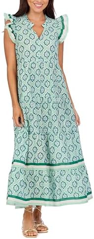 Mud Pie Women's Welton White Maxi Dress, Medium at Amazon Women's Clothing  store