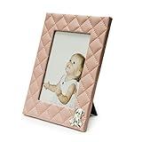 Modali Baby Fine & Elegant Pink Faux Leather Photo frame 5x7