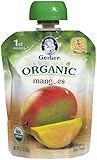Gerber Organic 1st Foods Purees - Mango - 3.17 oz - 6 pk
