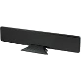 GE Indoor TV Antenna, Bar Design, Smart TV, Reversible Black/White | HDTV Antenna, 4K 1080p VHF UHF, Coax Cable, 33683