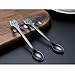 ZBGOROW Cute Cat Spoons for Stirring Coffee and Tea, 4.6 Inches Mini Spoons, 18/8 Stainless Steel Spoon Set, in 4 Assorted Colors