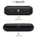 MoKo Carrying Case for Beats Pill+, Premium Vegan PU Leather Protective Cover Bag Sleeve Skins for Dr. Dre Beats Pill+ Portable Bluetooth Speaker, with Holding Strap & Carabiner, Versailles