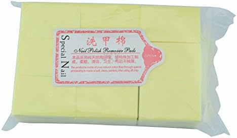111gram/bag Solid Durable Lint-Free Wipes 100% Cotton Nail Tools Bath Manicure Gel Nail Polish Remover Yellow
