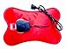Happy Heat Hot Water Bottle Electric Rechargeable Heating Pads, Zippered Bag, Red primary