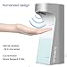 GLAMFIELDS Soap Dispenser Upgraded 13.5oz/400ml Touchless Automatic Soap Dispenser Hands-Free Liquid Dish Soap Dispenser, IPX4 Waterproof for Kitchen Bathroom (Silver)