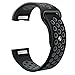 SWEES Silicone Sport Bands Compatible Fitbit Charge 2, Breathable Sport Replacement Bands with Air Holes Small & Large (5.7
