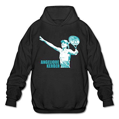 SAMMOI Angelique Kerber2 Men's Cool Fleece Hoodie XL Black SAMMOI Angelique Kerber2 Men's Cool Fleece Hoodie XL Black