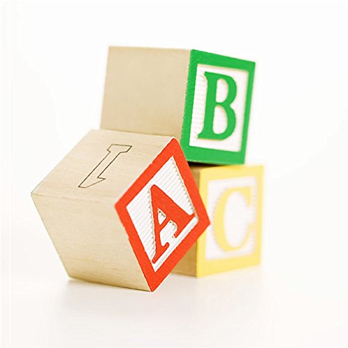 24pcs Solid Wood Craft Blocks DIY Crafts Carving Painting Art Supplies for Puzzle Making,2inch