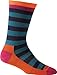 Darn Tough Vermont Women's Good Witch Crew Light Socks,Brown,M,Bonnie Boysenberry