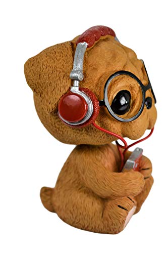Resin Bobble Head Figure Car Dashboard Office Home Accessories Ultra Detail Doll (Dog)