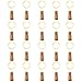 LEDIKON 20 Pack 20 Led Wine Bottle Lights with Cork,3.3Ft Silver Wire Warm White Cork Lights Battery Operated Fairy Mini String Lights for Wedding Party Wine Liquor Bottles Crafts Christmas Decor